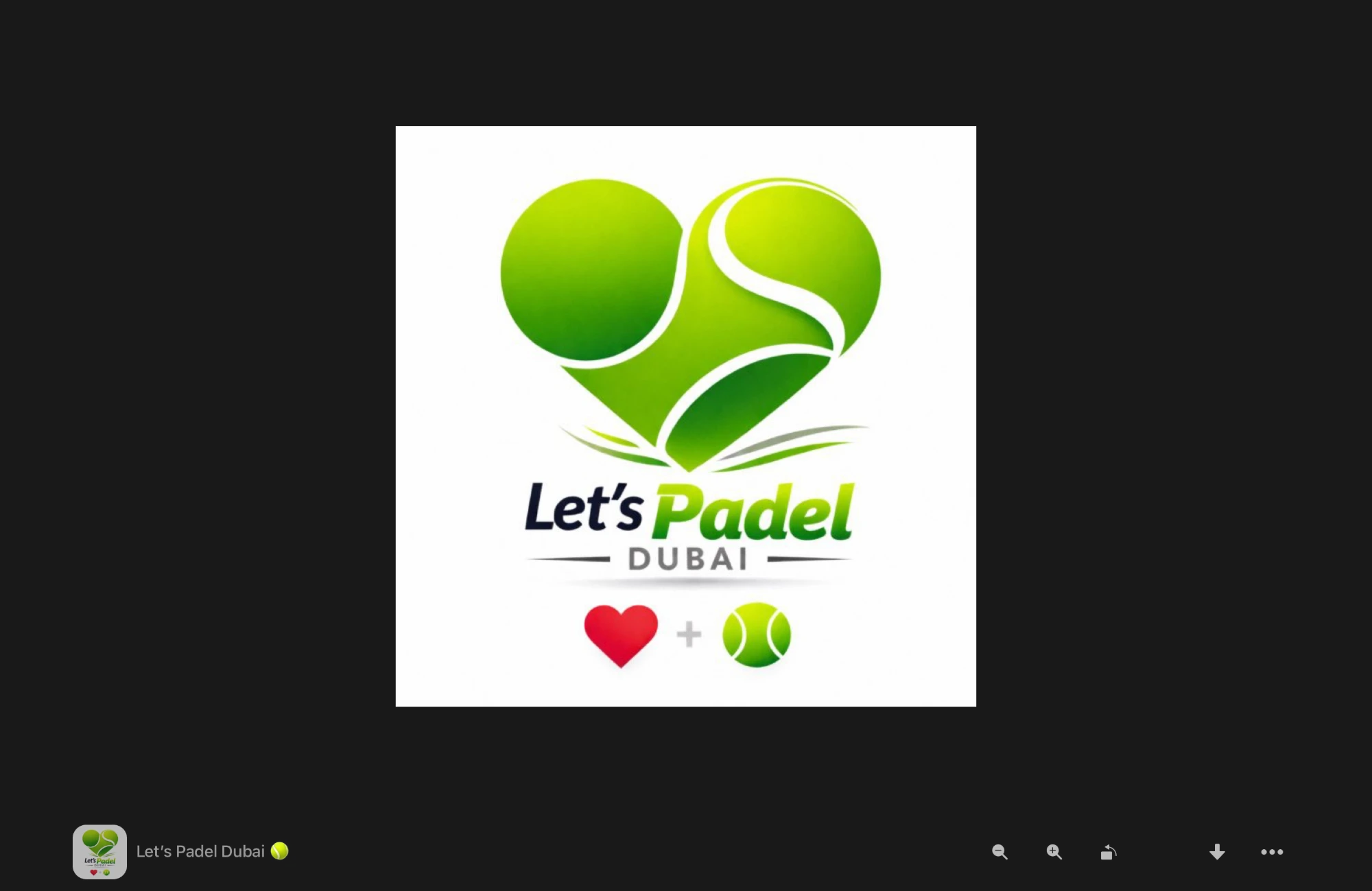 Логотип Let’s Padel Dubai